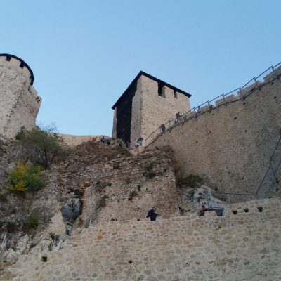 Tvrđava Golubački grad - pogled na crnu zonu Tvrđava Golubački grad - pogled na crnu zonu